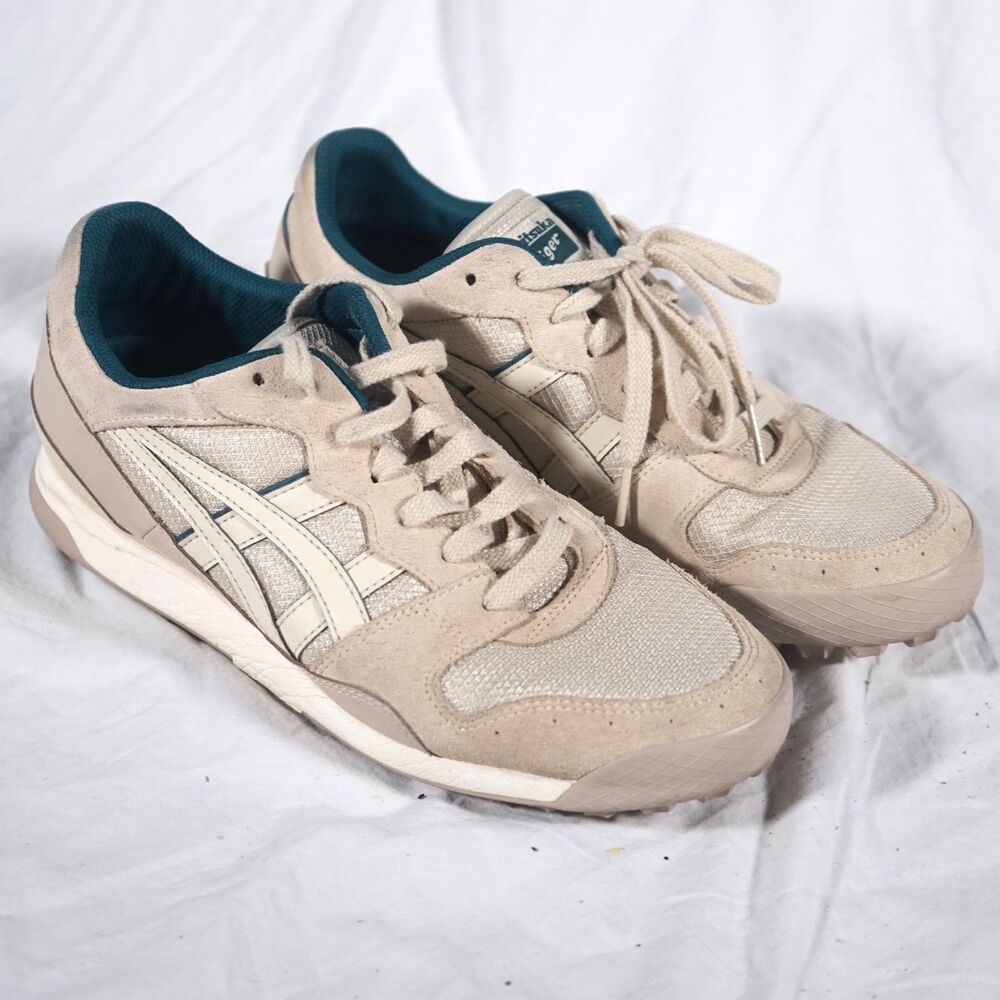 Onitsuka Tiger Salesman Sample Tan Beige Green Men's 9